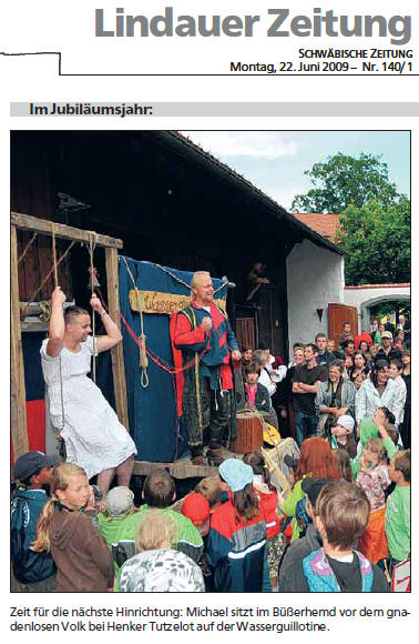 Wasserguilotine in Wasserburg am Bodensee