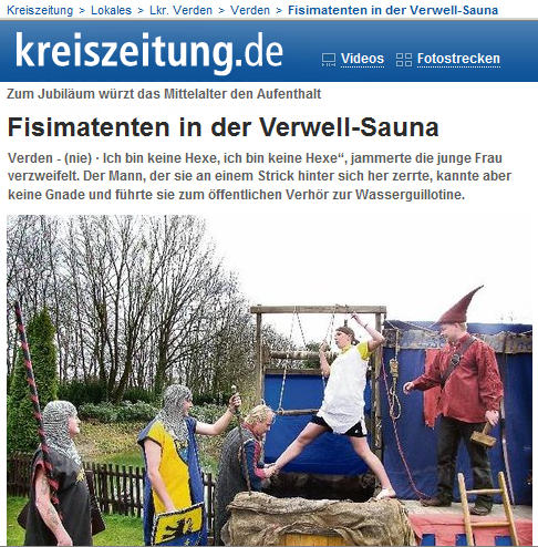 Wasserguilotine in Verden